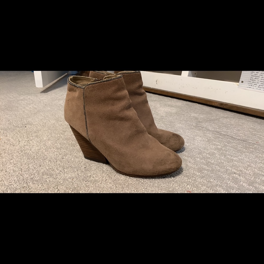 Brown Heeled Booties